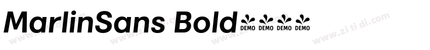 MarlinSans Bold字体转换